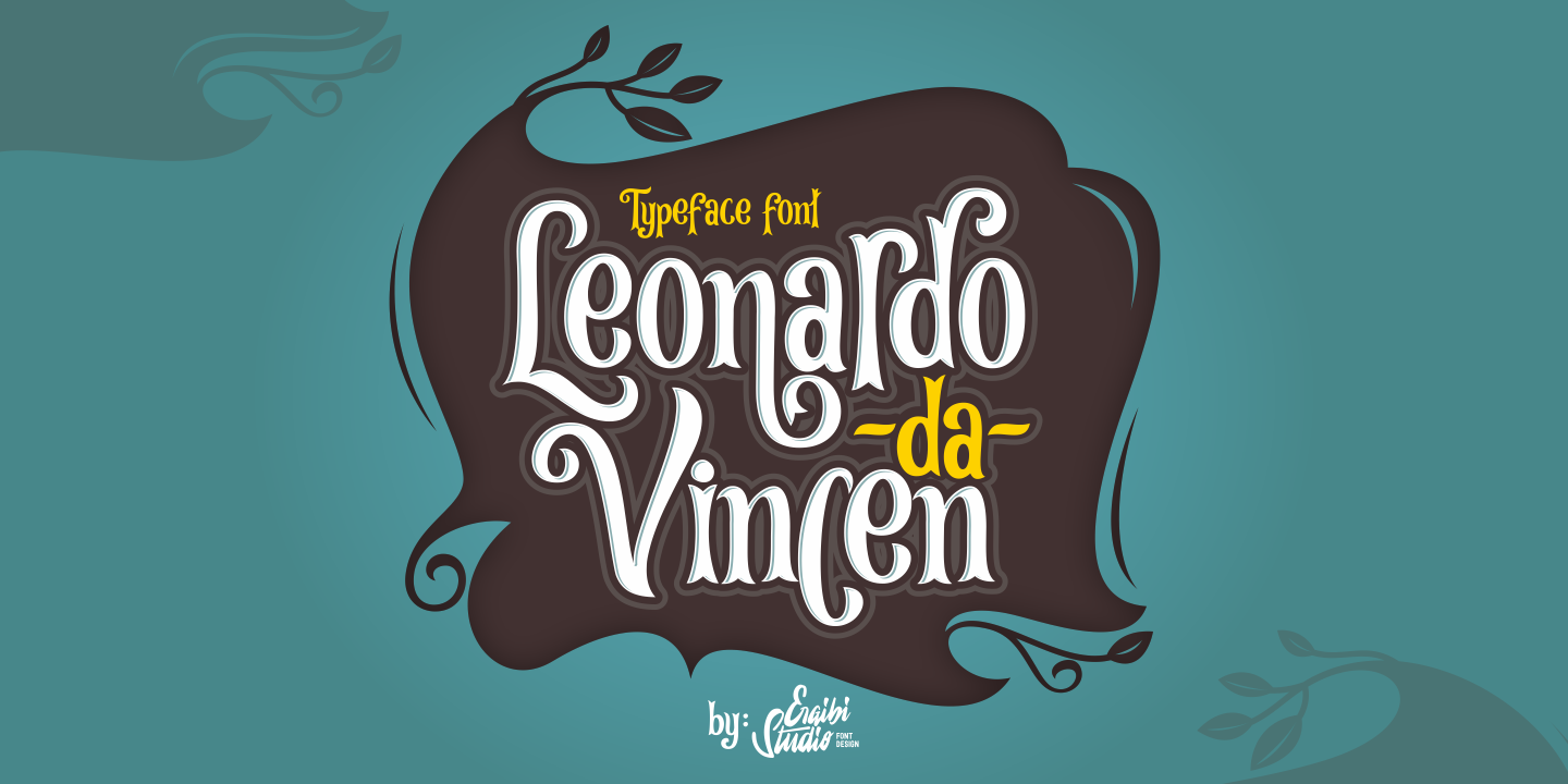 フォント Leonardo da Vincen